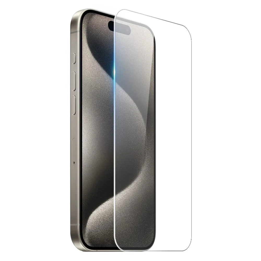 NORTHJO A+ For iPhone 15 / 15 Pro Screen Protector 0.3mm 2.5D HD Clear Tempered Glass Film - Transparent - 2