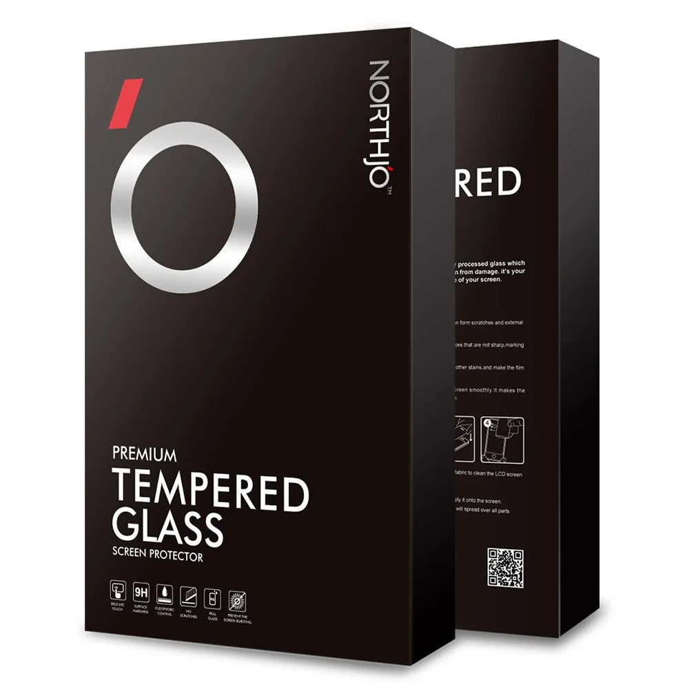 NORTHJO A+ For iPhone 15 / 15 Pro Screen Protector 0.3mm 2.5D HD Clear Tempered Glass Film - Transparent - 4