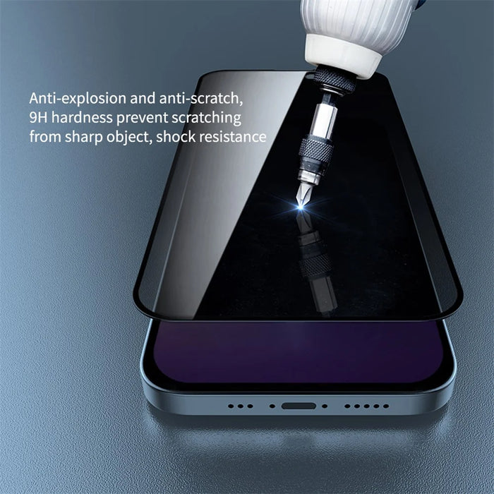 NILLKIN For iPhone 15 Plus Screen Protector Full Coverage Anti-Spy Anti-scratch AGC Glass Film - 3