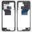 For Xiaomi Redmi 12 4G OEM Middle Housing Plate Frame Part (without Logo) - Black - 1