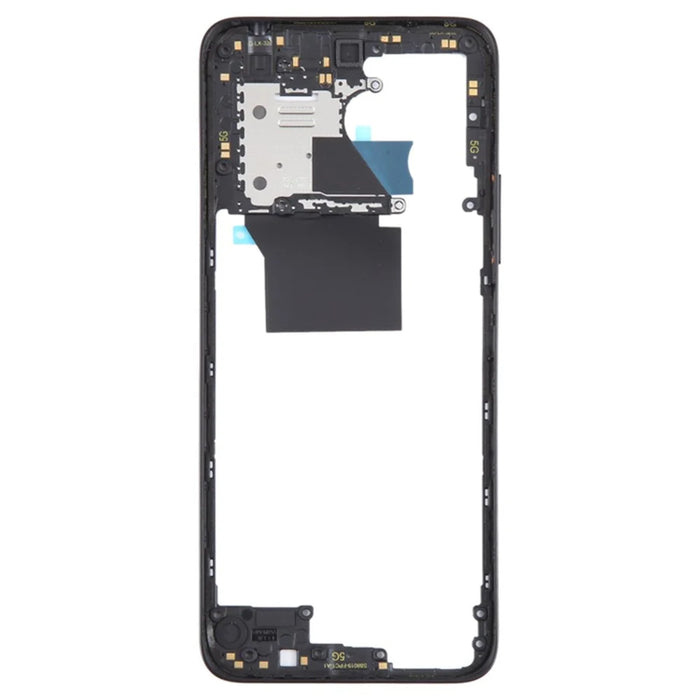 For Xiaomi Redmi 12 4G OEM Middle Housing Plate Frame Part (without Logo) - Black - 2