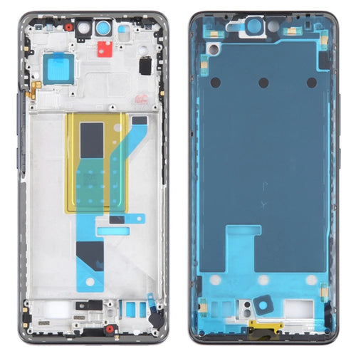 For Xiaomi 13 Lite Cell Phone Middle Plate Frame Repair Part (A-Side) (without Logo) - Black - 1