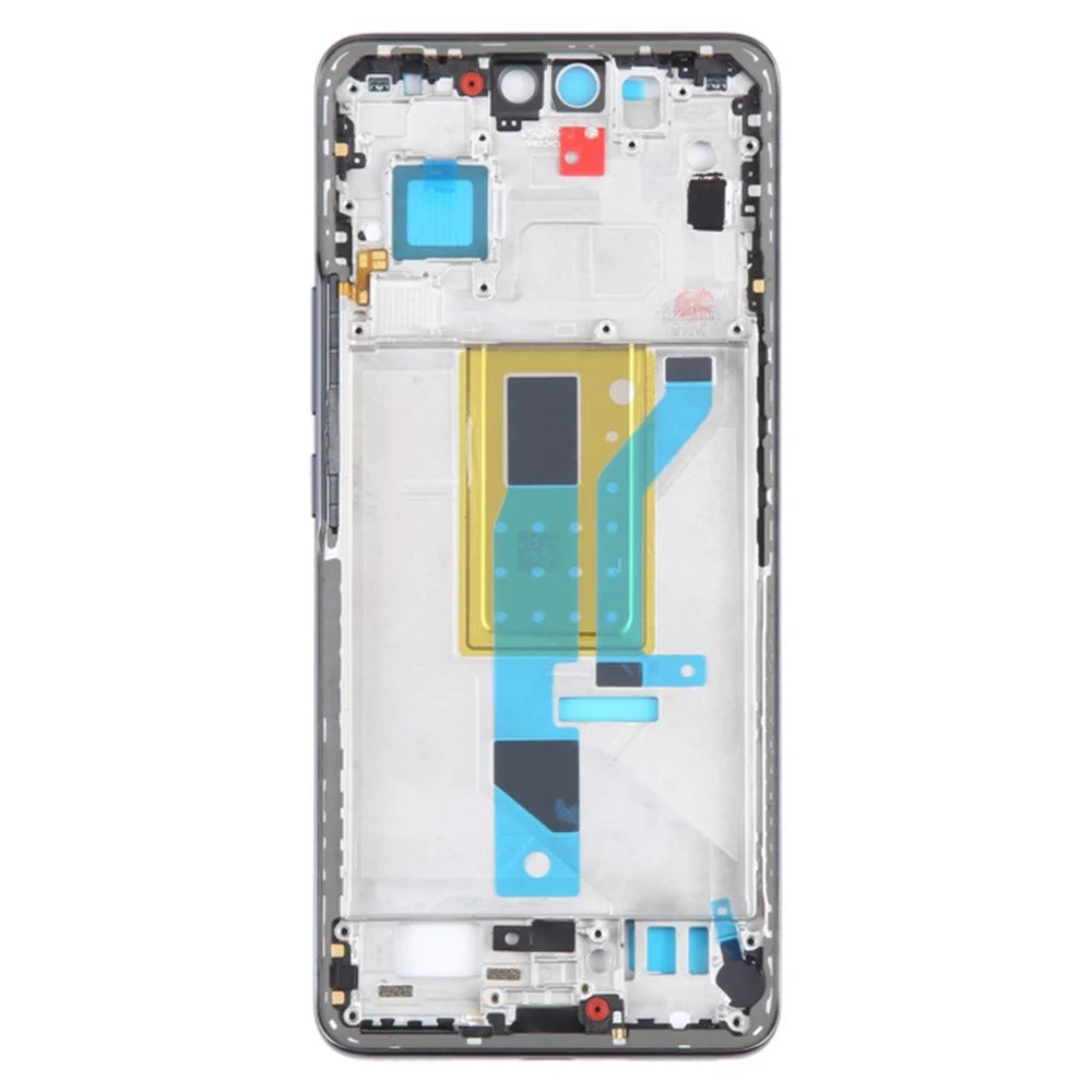 For Xiaomi 13 Lite Cell Phone Middle Plate Frame Repair Part (A-Side) (without Logo) - Black - 2