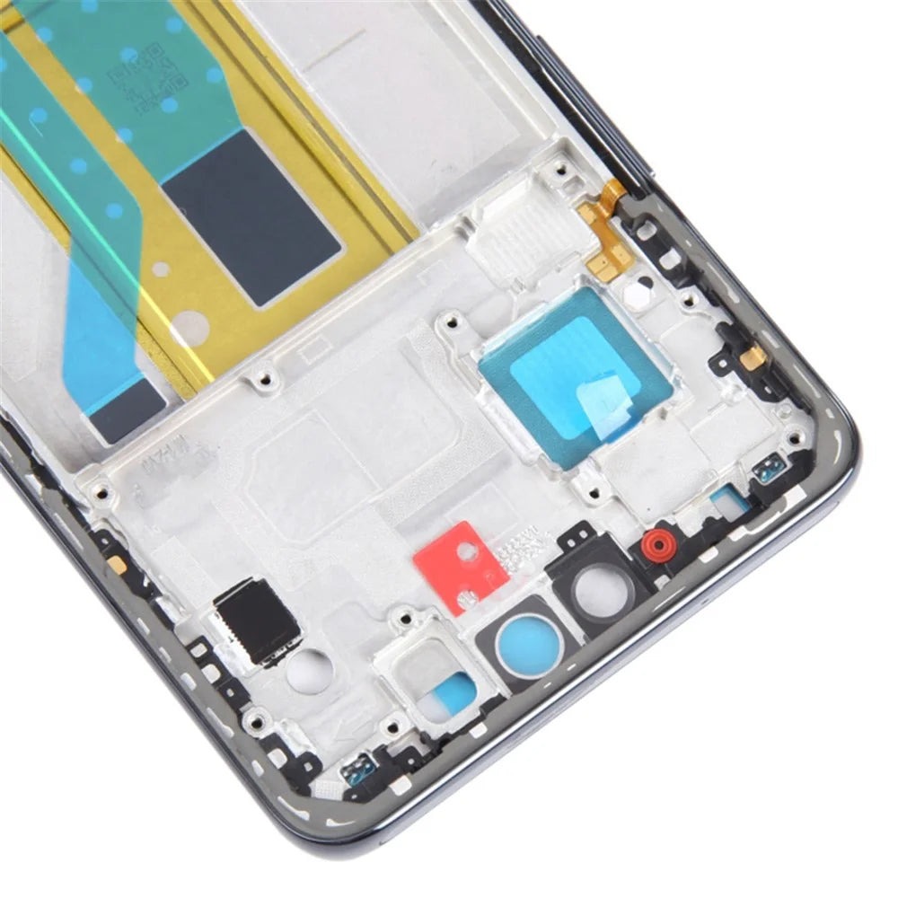 For Xiaomi 13 Lite Cell Phone Middle Plate Frame Repair Part (A-Side) (without Logo) - Black - 5