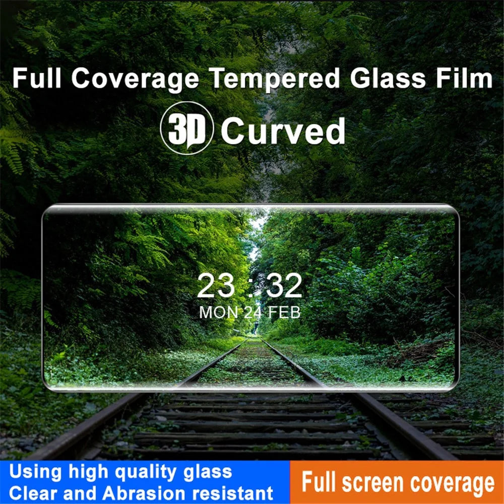 IMAK For OnePlus Ace 2 Pro 5G Tempered Glass Film 3D Curved HD Clear Full Screen Protector - 3