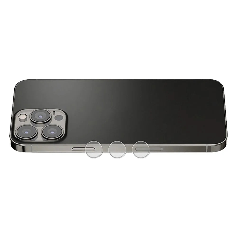 MOCOLO For iPhone 15 Pro Max Lens Film 9H Tempered Glass HD Camera Lens Protector - Transparent - 4