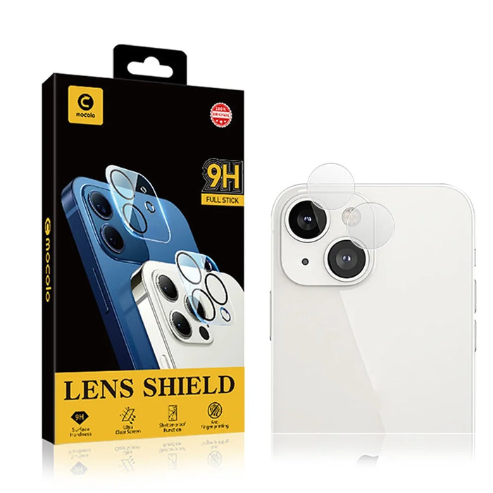 MOCOLO For iPhone 15 Plus Lens Film Anti-Scratch Tempered Glass HD Camera Lens Protector - Transparent - 5