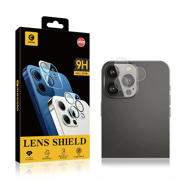MOCOLO For iPhone 15 Pro Lens Film Anti-Explosion Tempered Glass HD Camera Lens Protector - Transparent - 5