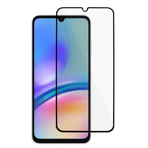 For Samsung Galaxy A05s 4G HD Clear Tempered Glass Screen Protector Silk Printing Full Cover Full Glue Film Guard - 1