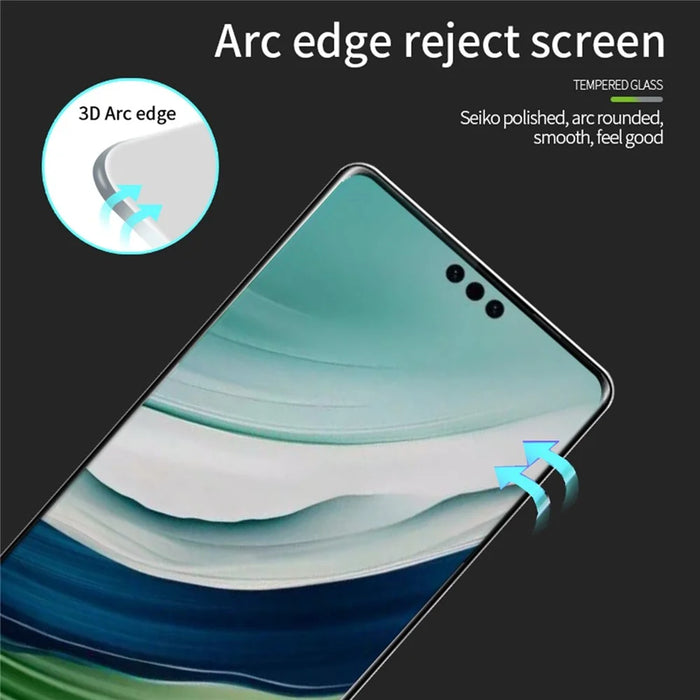 MOFI For Huawei Mate 60 Pro / 60 Pro+ 3D Curved Hot Bending Tempered Glass Full Glue Film Screen Protector - 6