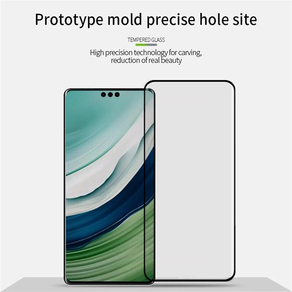 PINWUYO 3D Curved Tempered Glass Film for Huawei Mate 60 Pro / 60 Pro+ Screen Protector Hot Bending Film - 7