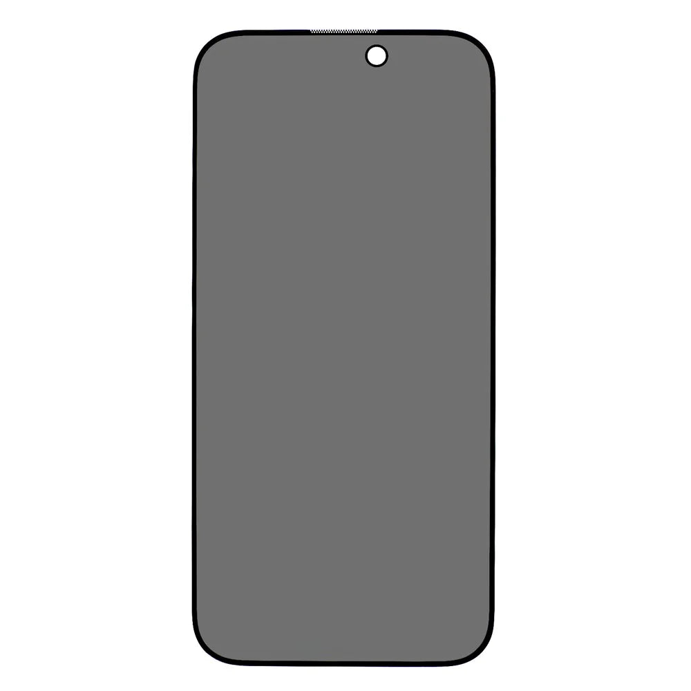 Anti-spy Privacy Screen Protector For iPhone 15 Plus Tempered Glass Film with Anti-dust Net - 2