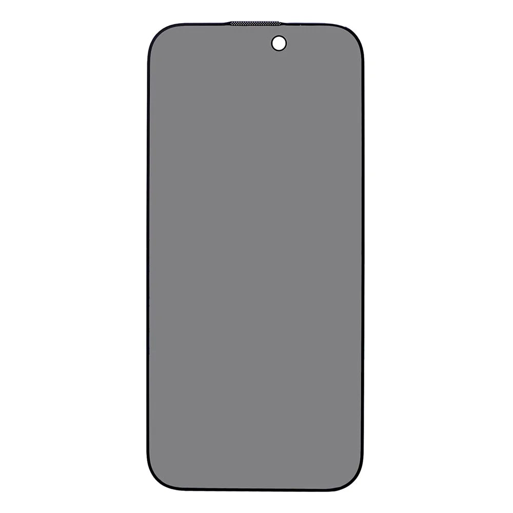 Anti-spy Film for iPhone 15 , Silk Printing Black Edge Corning Gorilla Glass Screen Protector - 2