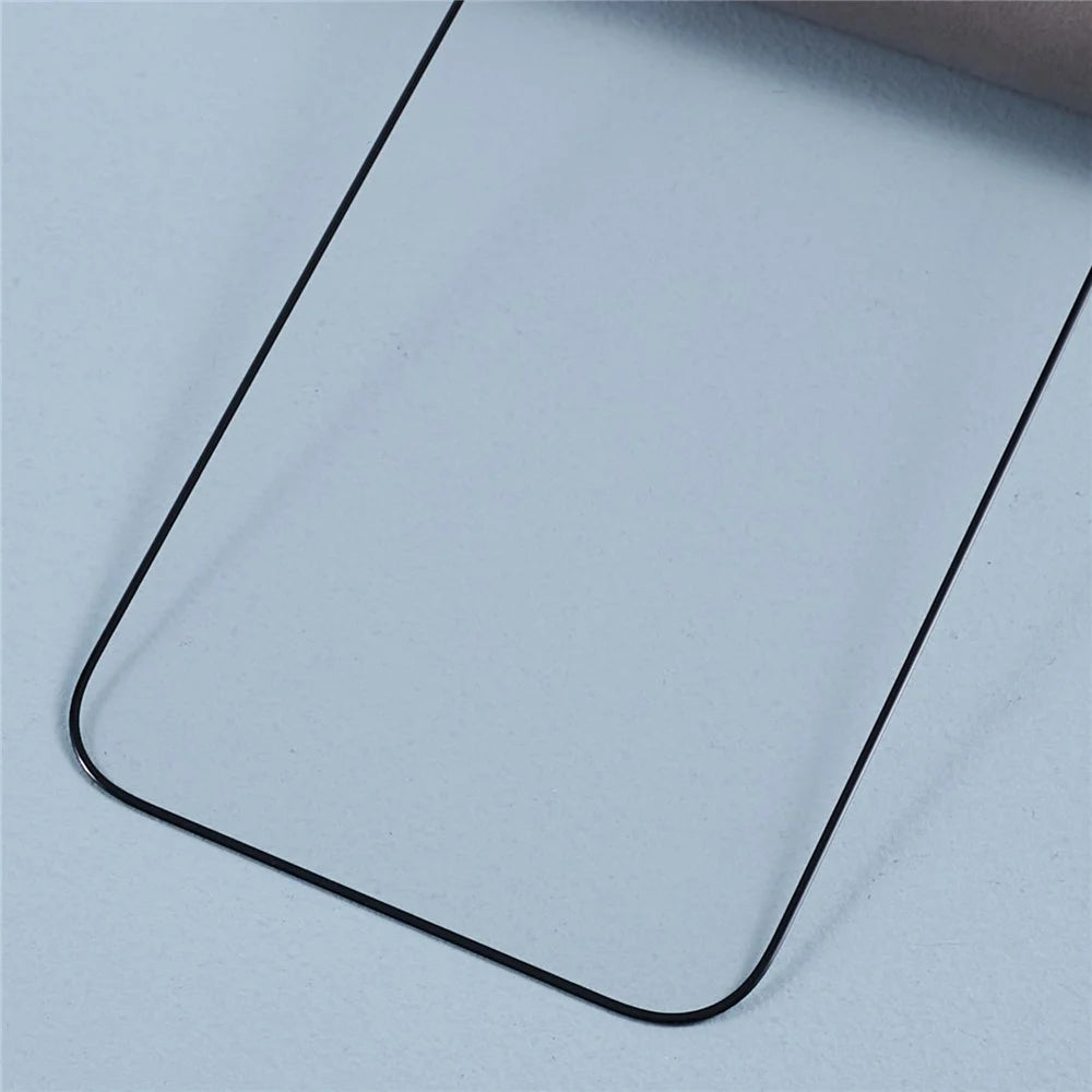 For iPhone 15 Corning Gorilla Glass Silk Printing Screen Protector Black Edge HD Clear Film - 6