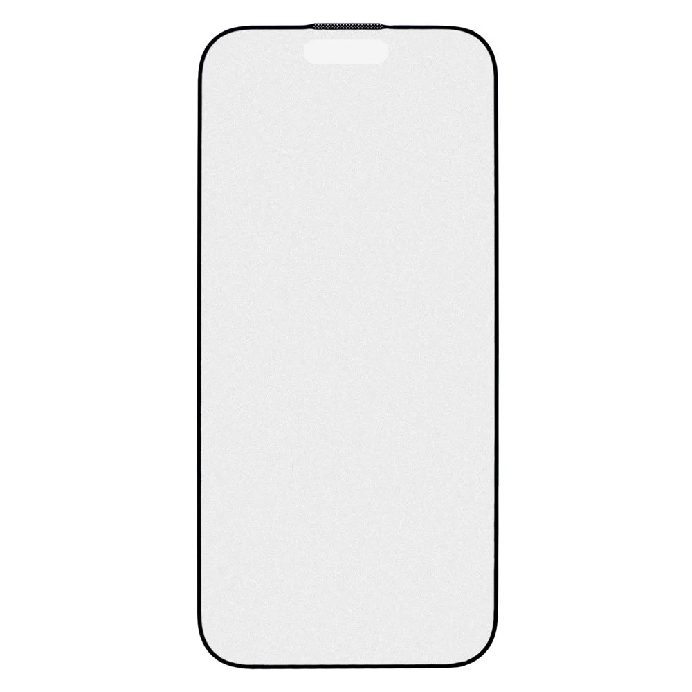 For iPhone 15 Pro Anti-explosion Matte Corning Gorilla Glass Screen Protector Silk Printing Black Edge Film - 2