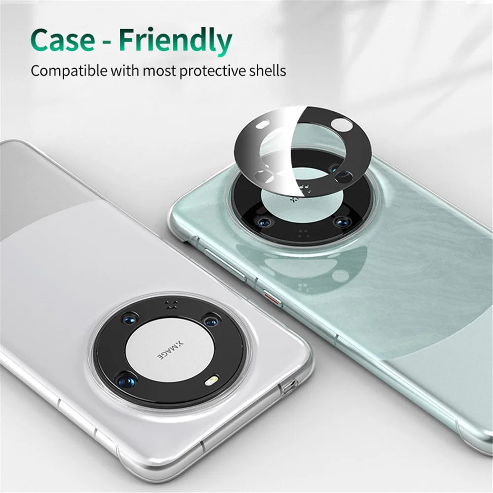 ENKAY HAT-PRINCE for Huawei Mate 60 Camera Lens Protector Silk Printing Tampered Glass Lens Film - 4