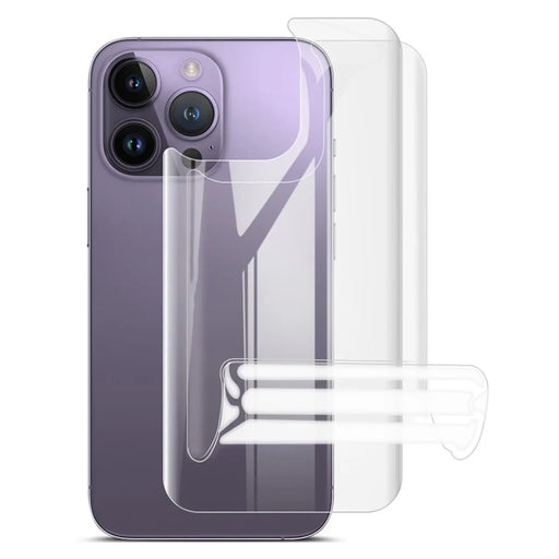IMAK 2Pcs  /  Set Hydrogel Film III for iPhone 15 Pro Max Back Protector TPU Transparent Phone Back Film - 1