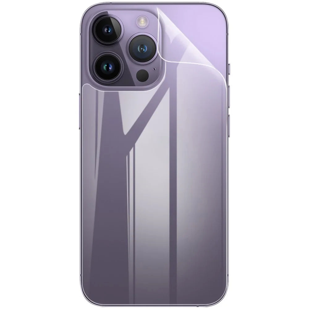 IMAK 2Pcs  /  Set Hydrogel Film III for iPhone 15 Pro Max Back Protector TPU Transparent Phone Back Film - 3
