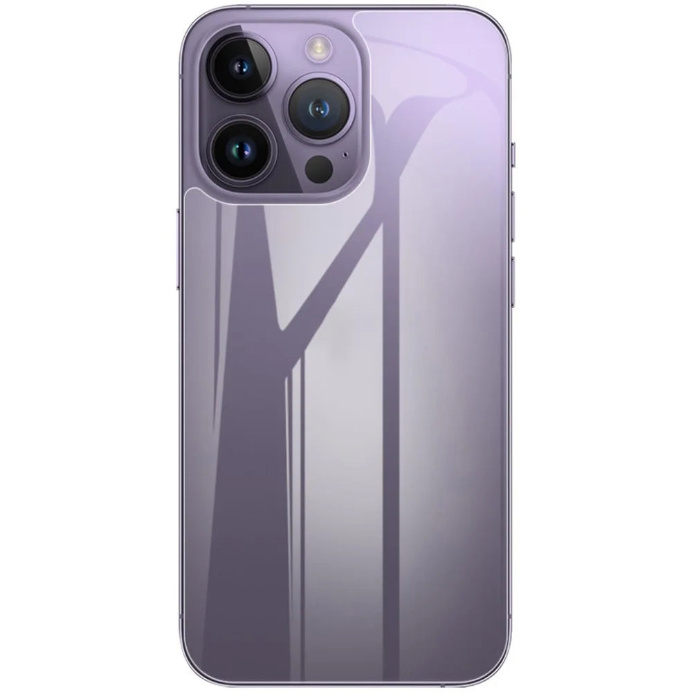 IMAK 2Pcs  /  Set Hydrogel Film III for iPhone 15 Pro Max Back Protector TPU Transparent Phone Back Film - 4