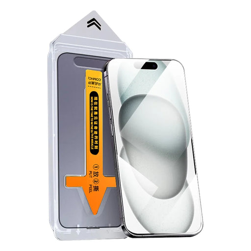 RURIHAI For iPhone 15 Plus Screen Protector Full Cover AGC Glass HD Clear Easy Installation Film - 1
