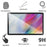 For Samsung Galaxy Tab A11+ / A9+ Screen Protector Full Coverage 2.5D Straight Edge Tempered Glass Film - 3