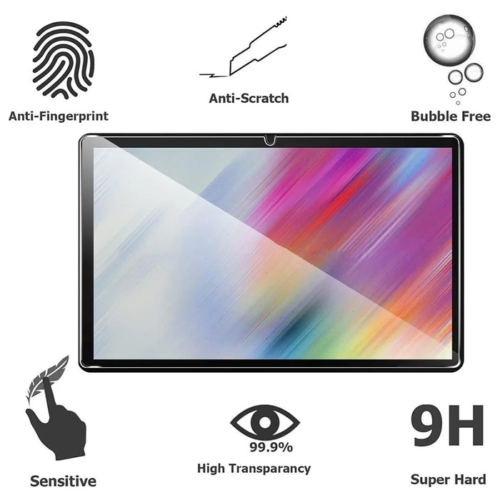For Samsung Galaxy Tab A11+ / A9+ Screen Protector Full Coverage 2.5D Straight Edge Tempered Glass Film - 3