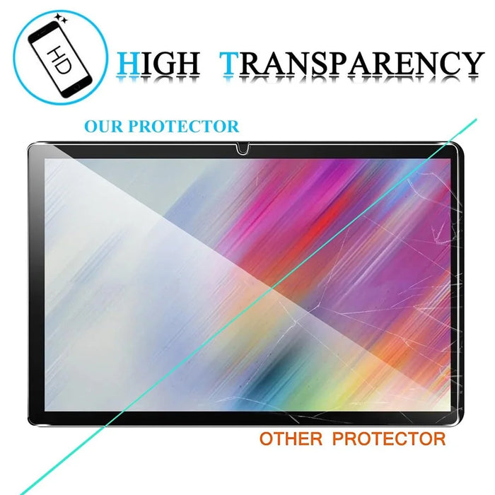 For Samsung Galaxy Tab A11+ / A9+ Screen Protector Full Coverage 2.5D Straight Edge Tempered Glass Film - 5