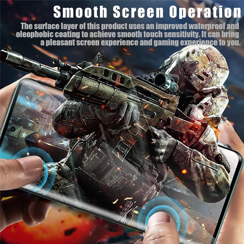 For Motorola Edge 40 Neo 5G 3D Curved Screen Protector Side Glue Touch Sensitive Tempered Glass Film - 6