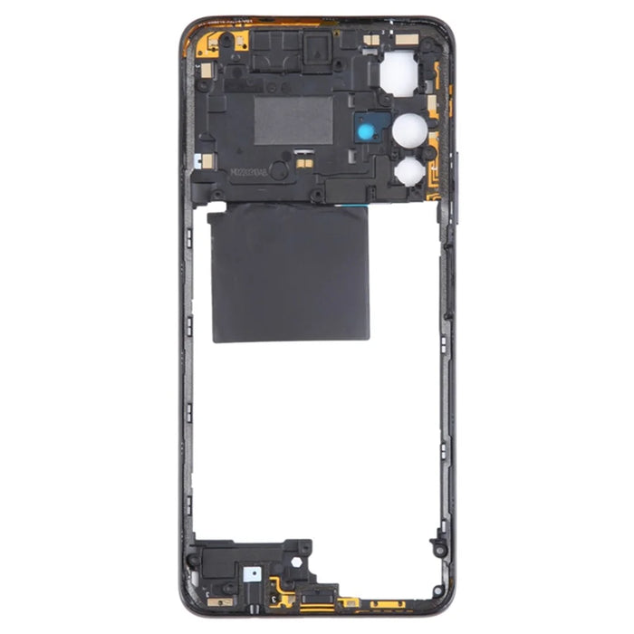 For Xiaomi Redmi Note 11S 5G OEM Middle Housing Plate Frame Part (without Logo) - Black - 2