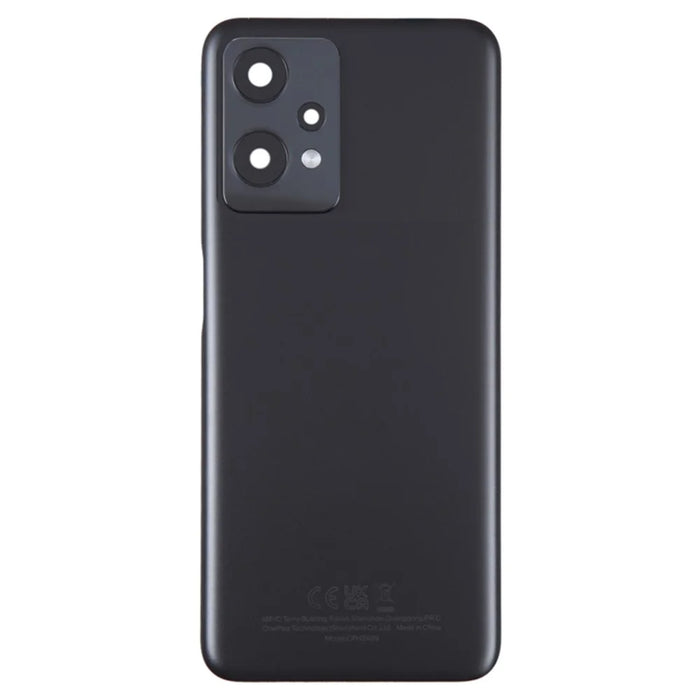 For OnePlus Nord CE 2 Lite 5G OEM Battery Housing with Adhesive Sticker + Camera Lens Cover - Black - 2