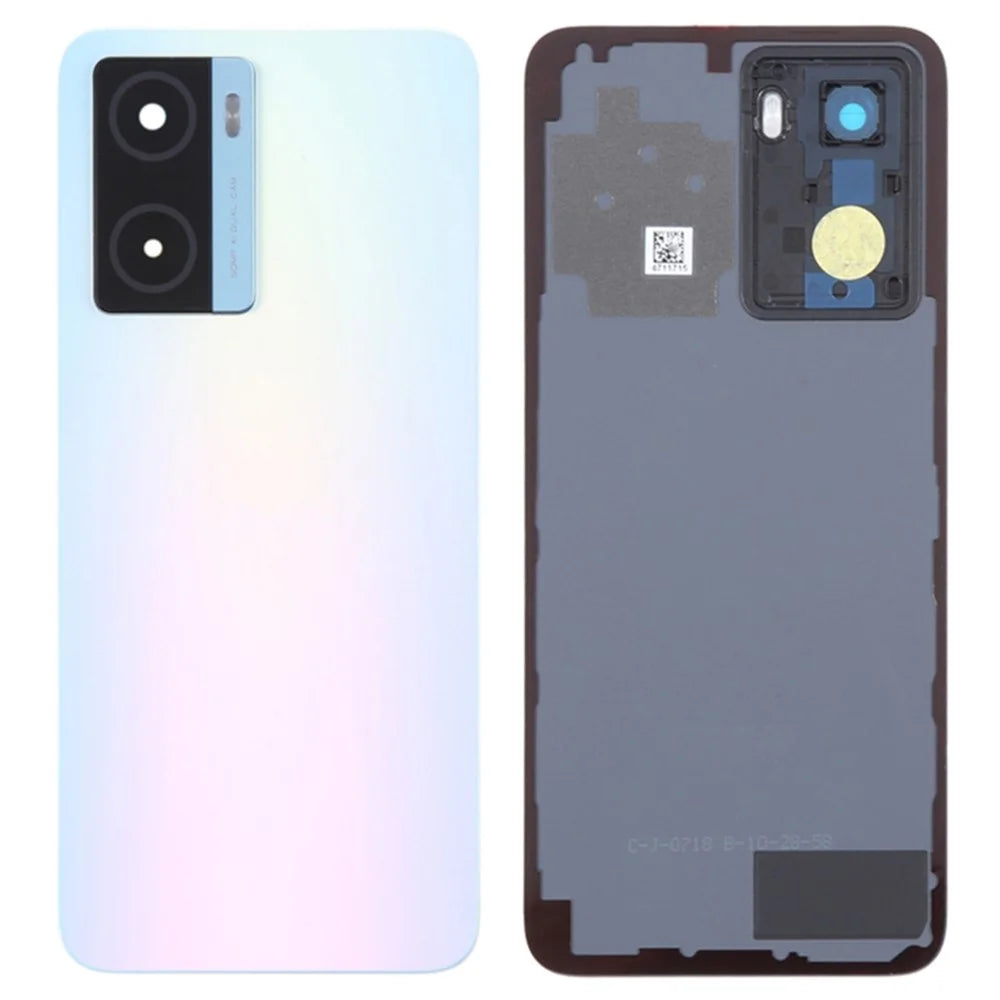 For OnePlus Nord N20 SE 4G CPH2469 OEM Phone Battery Housing with Adhesive Sticker + Camera Lens Cover - Blue - 1