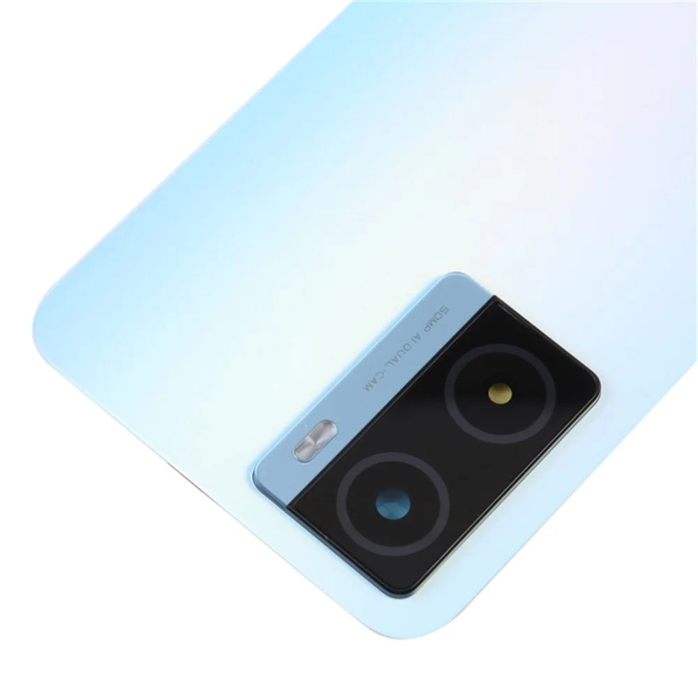 For OnePlus Nord N20 SE 4G CPH2469 OEM Phone Battery Housing with Adhesive Sticker + Camera Lens Cover - Blue - 4