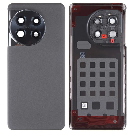 For OnePlus 11 5G PHB110 CPH2449 CPH2447 CPH2451 OEM Battery Housing with Adhesive Sticker + Lens Cover - Black - 1