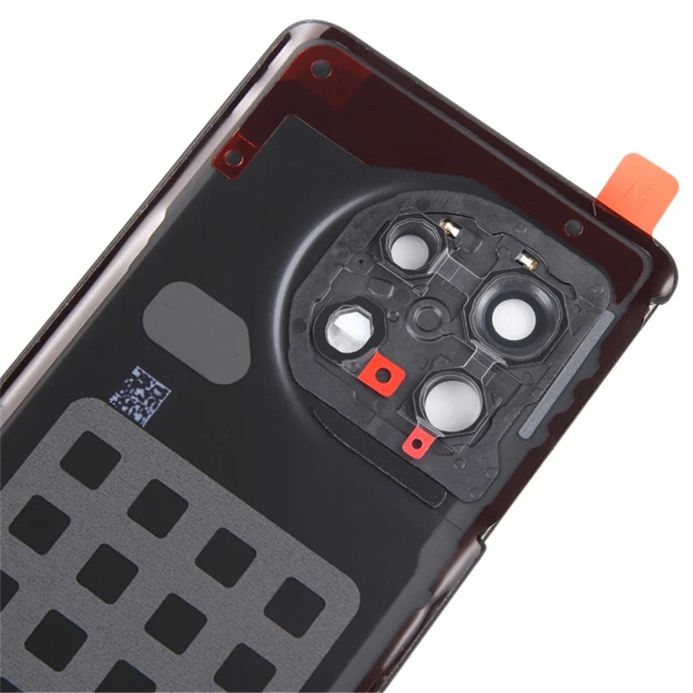 For OnePlus 11 5G PHB110 CPH2449 CPH2447 CPH2451 OEM Battery Housing with Adhesive Sticker + Lens Cover - Black - 5