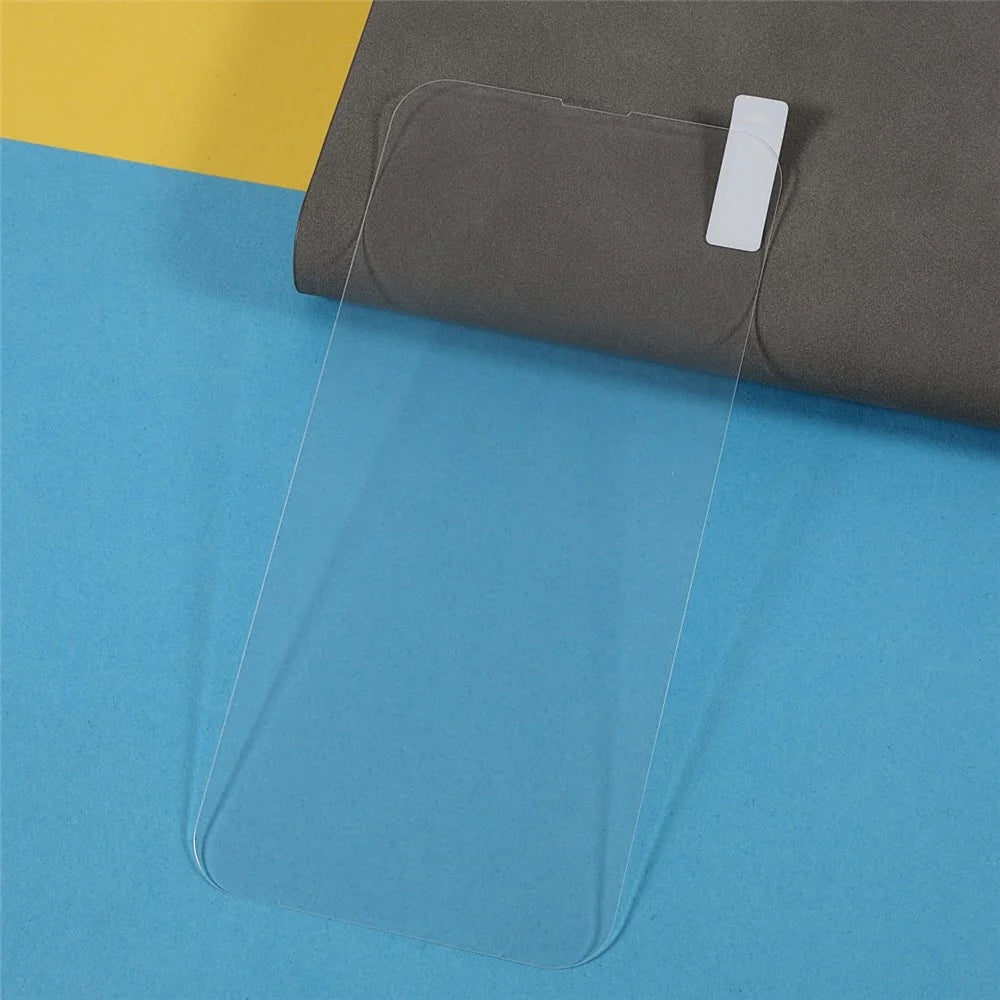 For iPhone 15 Pro Max Screen Protector Electroplating Anti-fingerprint 3D Large Arc Edge Screen Film - 3