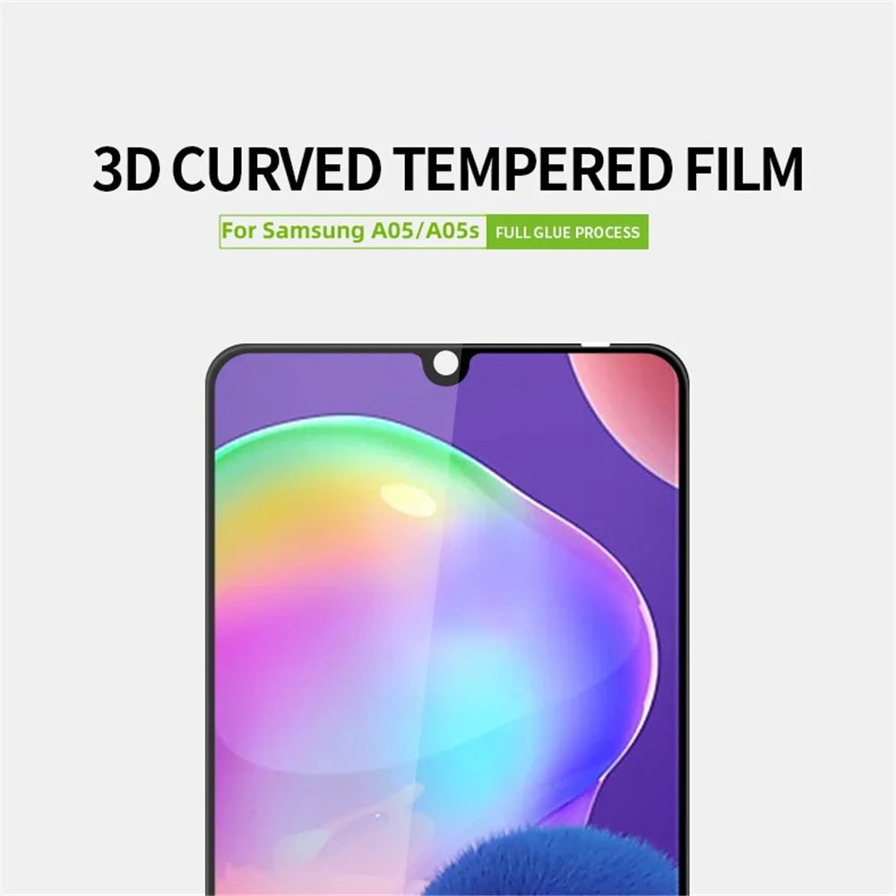 PINWUYO JK 3D Curved Tempered Glass Film-2 for Samsung Galaxy A05s 4G / A05 4G Full Glue HD Screen Protector - 3