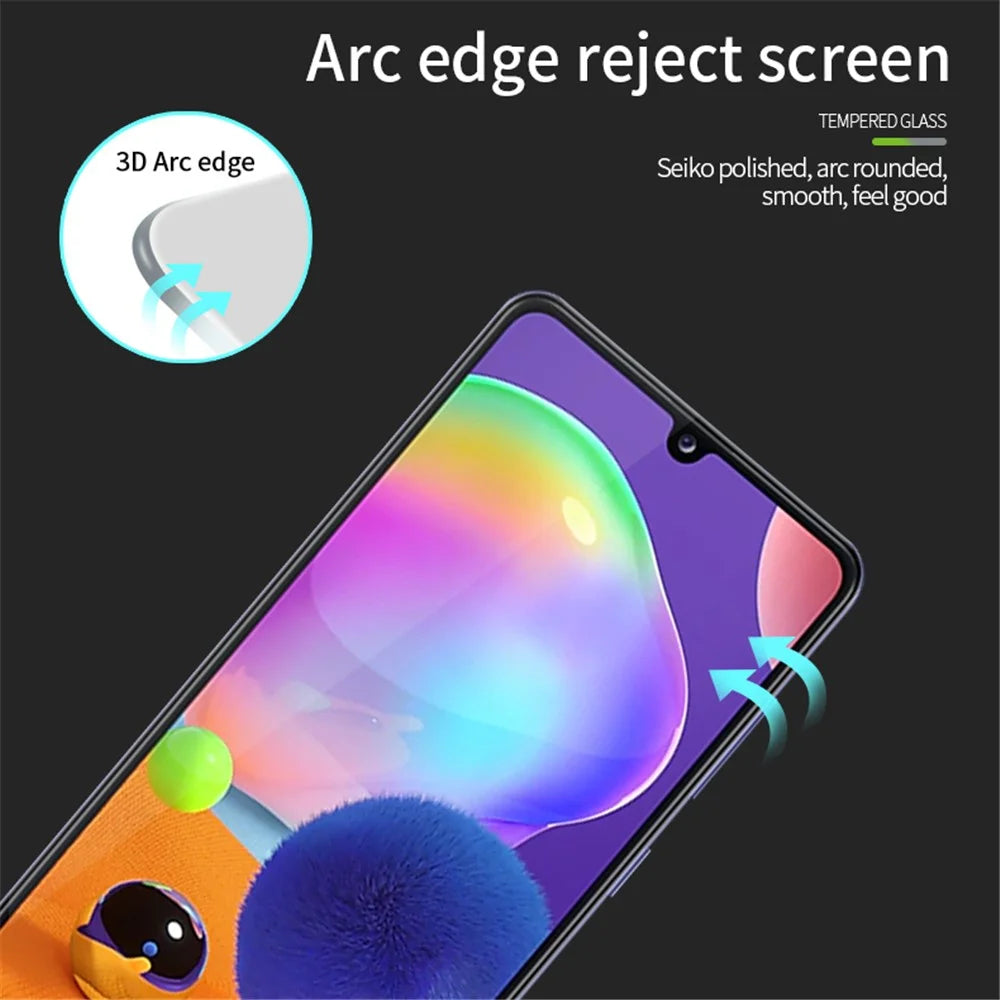 PINWUYO JK 3D Curved Tempered Glass Film-2 for Samsung Galaxy A05s 4G / A05 4G Full Glue HD Screen Protector - 6