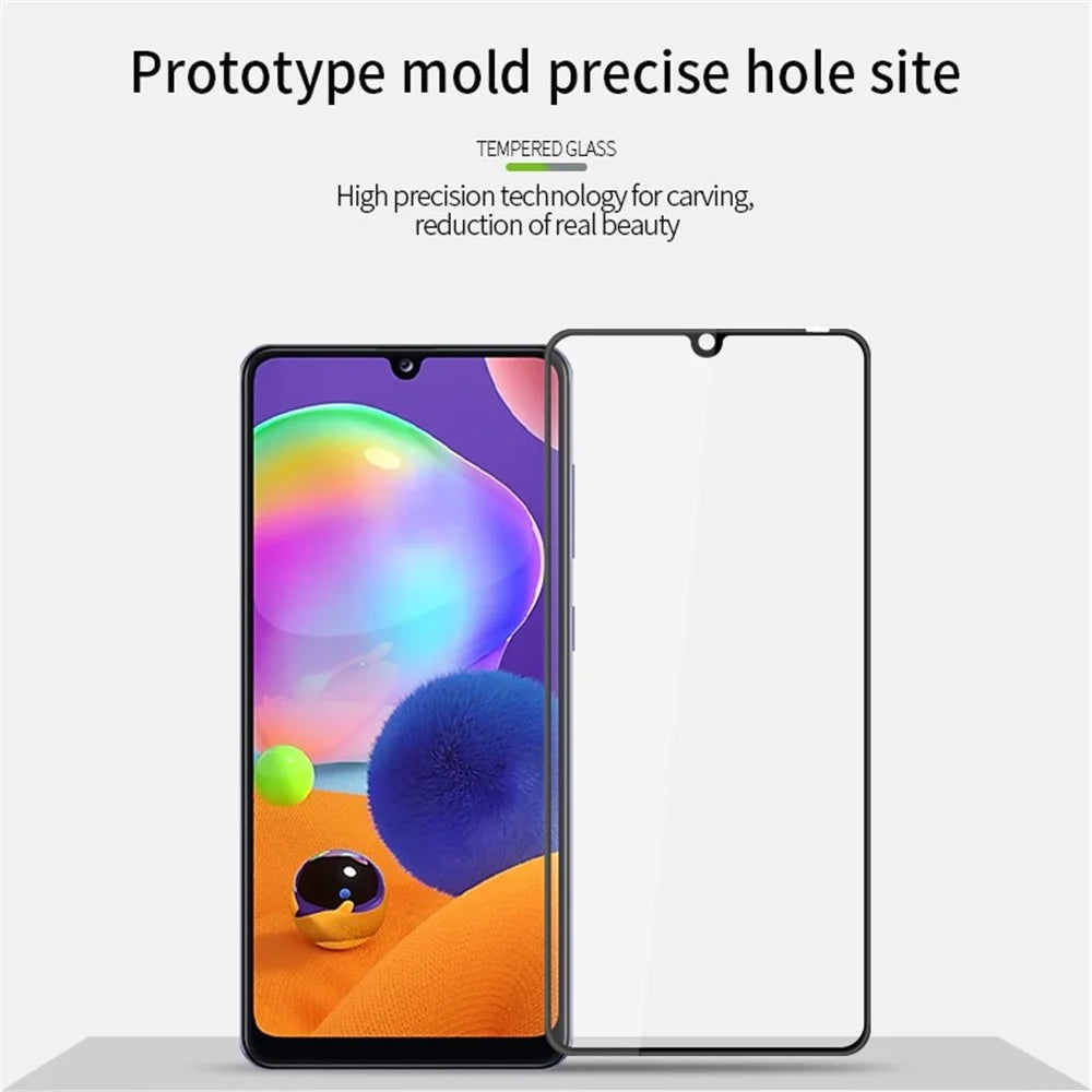 PINWUYO JK 3D Curved Tempered Glass Film-2 for Samsung Galaxy A05s 4G / A05 4G Full Glue HD Screen Protector - 7