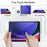 For Samsung Galaxy Tab S9 FE+ Tablet Screen Protector Arc Edge Tempered Glass HD Clear Film - 3