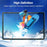 For Samsung Galaxy Tab S9 FE+ Tablet Screen Protector Arc Edge Tempered Glass HD Clear Film - 4