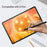 For Samsung Galaxy Tab S9 FE+ Tablet Screen Protector Arc Edge Tempered Glass HD Clear Film - 5