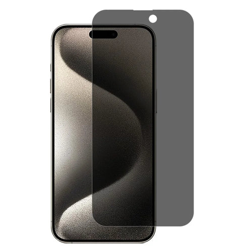 For iPhone 15 Plus Screen Protector Full Cover 0.3mm Arc Edge Anti-Spy Tempered Glass Film - 1
