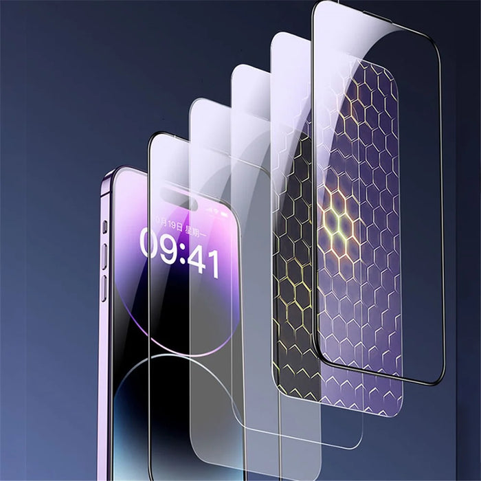 WEKOME King Kong Vacha Series For iPhone 15 Anti-Spy Screen Protector 9D Curved High Aluminum-silicon Glass Film - 4