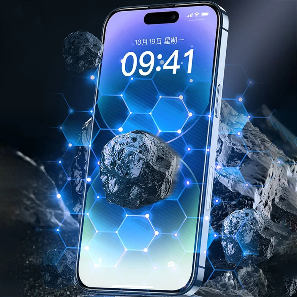 WEKOME King Kong Vacha Series For iPhone 15 Anti-Spy Screen Protector 9D Curved High Aluminum-silicon Glass Film - 5