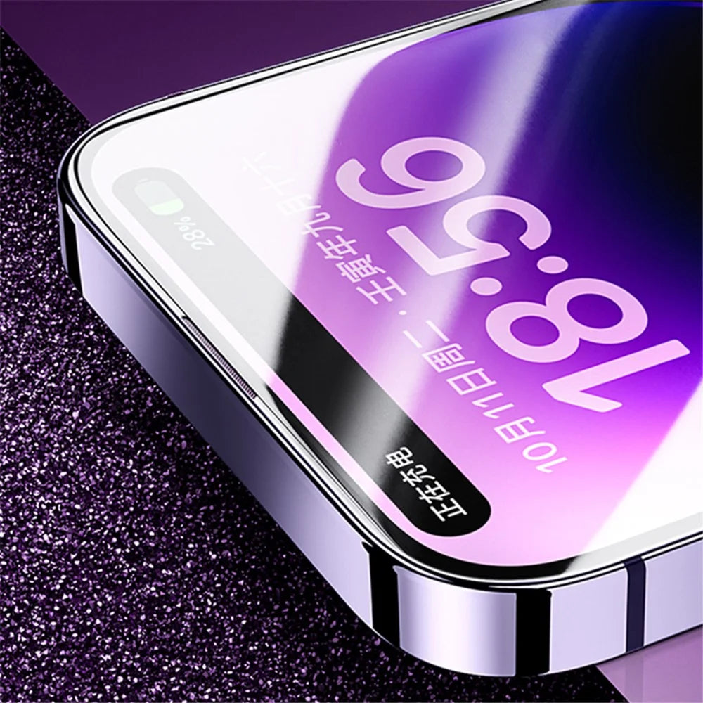 WEKOME KingKong Series 9D Arc Tempered Glass Screen Protector for iPhone 15 Pro Clear Corning Gorilla Glass Film - 3