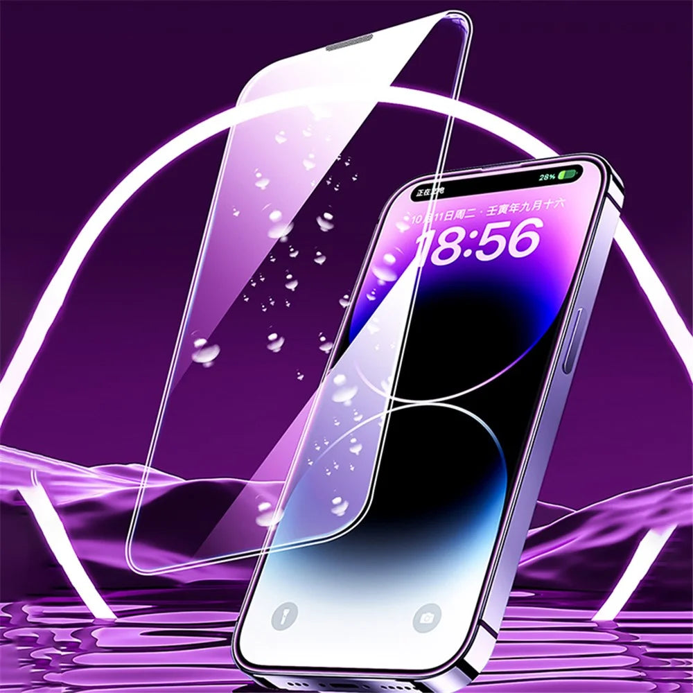 WEKOME KingKong Series 9D Arc Tempered Glass Screen Film for iPhone 15 Plus HD Corning Gorilla Glass Protector - 5