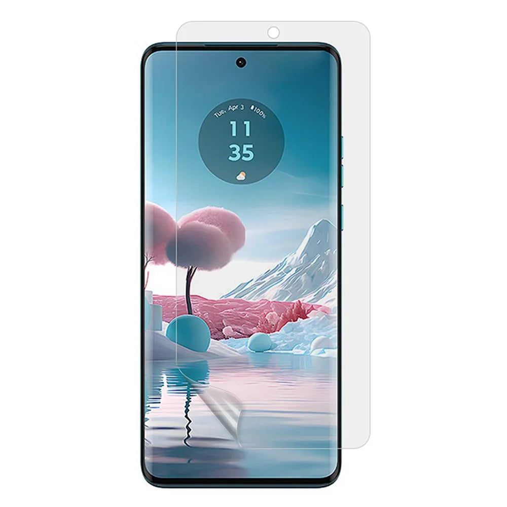For Motorola Edge 40 Neo 5G Screen Protector Crystal Clear PET Phone Screen Film - 1