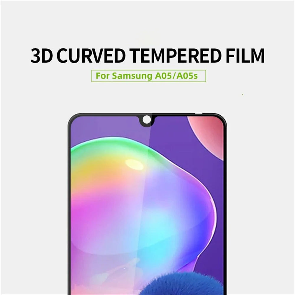 MOFI JK 3D Tempered Glass Film-1 for Samsung Galaxy A05s 4G / A05 4G Curved HD Clear Screen Protector - 3
