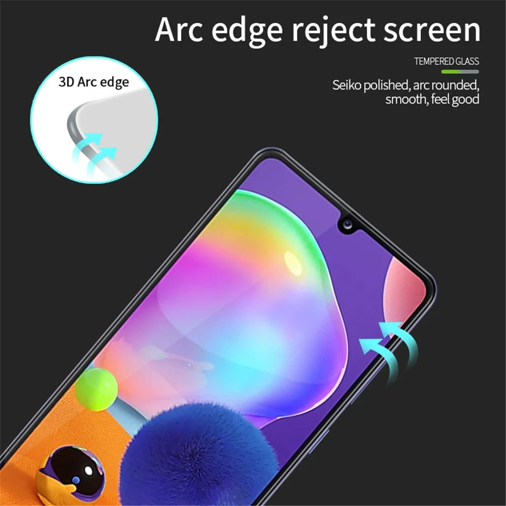 MOFI JK 3D Tempered Glass Film-1 for Samsung Galaxy A05s 4G / A05 4G Curved HD Clear Screen Protector - 6