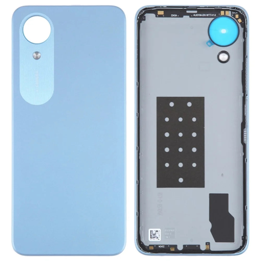 For Oppo A17k 4G Battery Housing Back Cover Replacement Part - Blue - 1